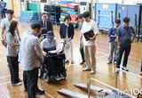 경기도의회 이애형 의원, 학교 체육관 무대 장애인 접근 편의시설 현장 점검