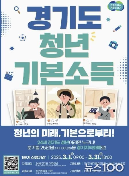 의왕시, 2025년 1분기 경기도 청년기본소득 접수 실시
