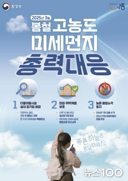 시흥시, 3월 한 달간 '초미세먼지 봄철 총력 대응' 추진