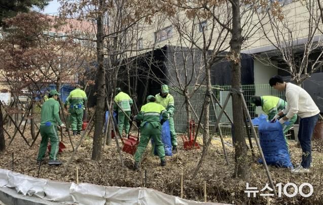 수원시 장안구 영화동, 봄맞이 폐기물 일제정비 실시