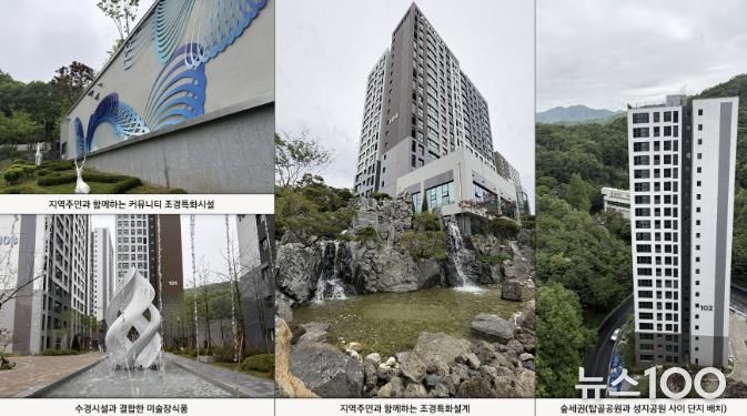 야탑공공분양주택 '분당 아테라' 단지 내 시설 모습