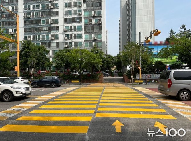 안양시, ‘노란 횡단보도·차량신호등 보조장치 등’ 교통안전 강화
