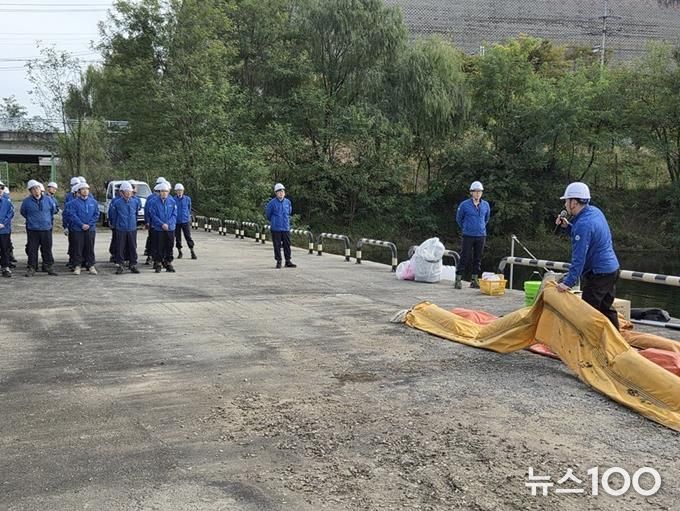 파주시, 수질오염사고 대비 방재훈련 실시