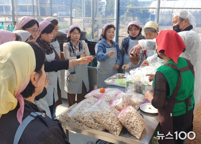 어린이집연합회 농장체험 모습