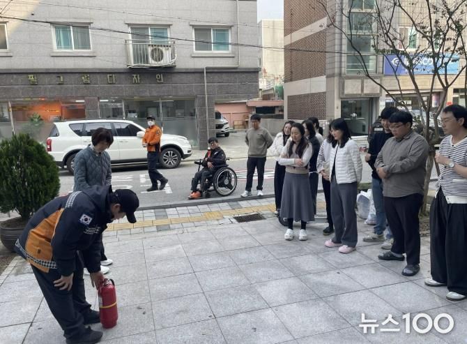 수원시 팔달구 화서1동, 2025년 공공기관 합동 소방훈련 실시