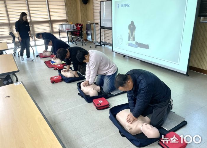 여주도시공사, 교통약자 응급상황 대비 “심폐소생술·자동심장충격기 교육” 실시