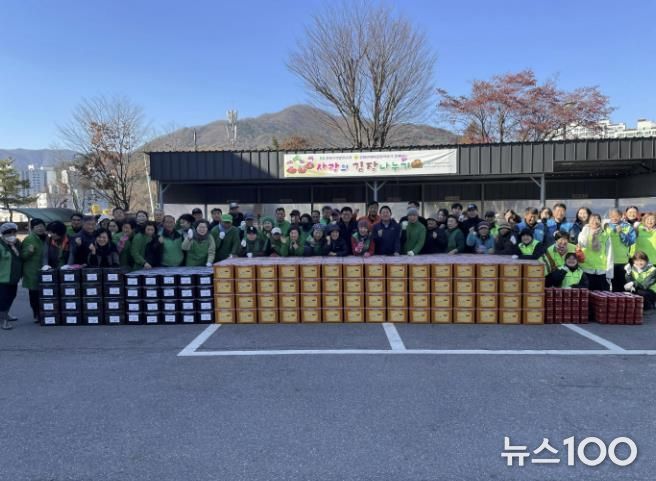 가평 청평면, 취약계층에 사랑의 김치 전달