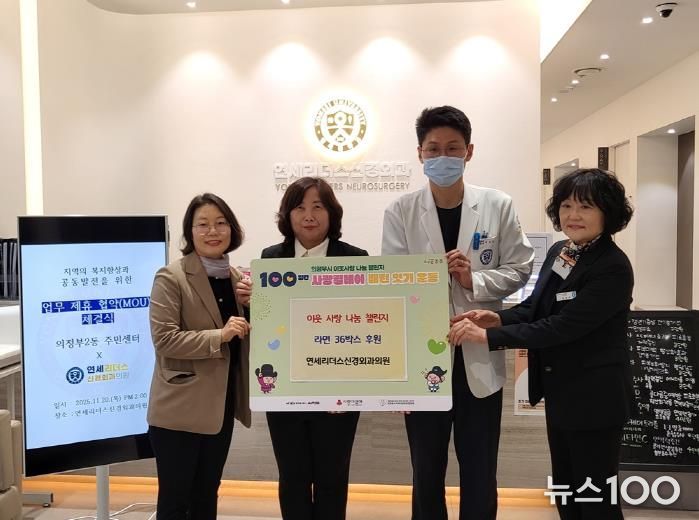 의정부시 의정부2동, 연세리더스 신경외과의원 겨울철 온정 나누기 동참
