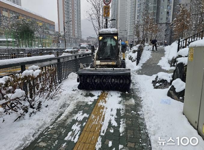 의정부시 송산3동, 주민 불편 최소화 위해 겨울철 대설 대비 총력