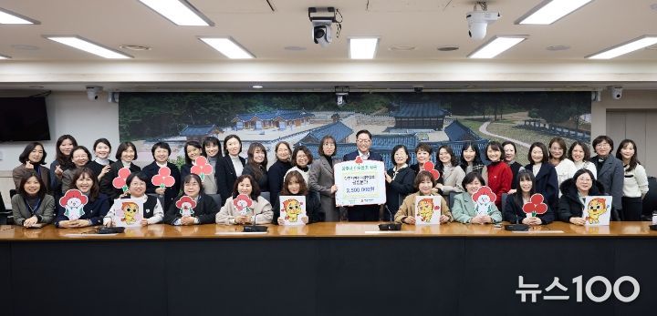 양주시어린이집연합회 공립분과, 양주시에 이웃돕기 성금 전달