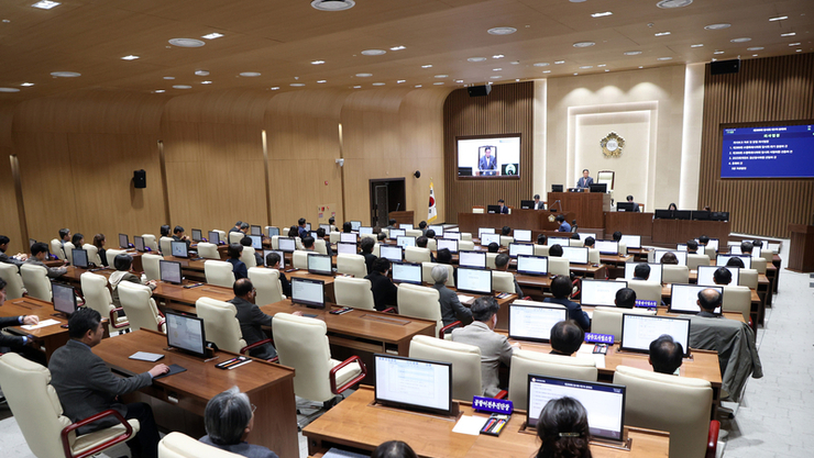 수원특례시의회, 제399회 임시회 제1차 본회의 개최