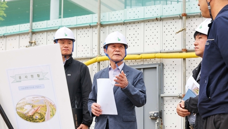 안산시의회, 4·16 생명안전공원 건립공사 현장 점검