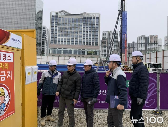 과천시, 해빙기 대비 대형 건축공사장 안전 점검 실시