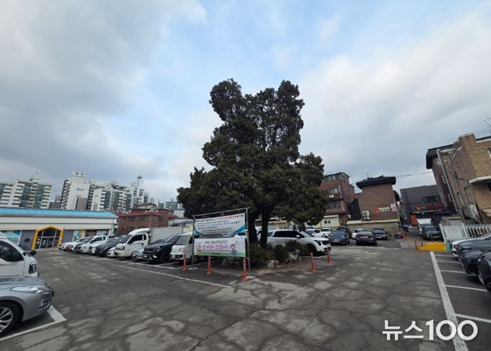 진건읍 용정리 781-2번지 일대 주차 타워 조성 예정 부지